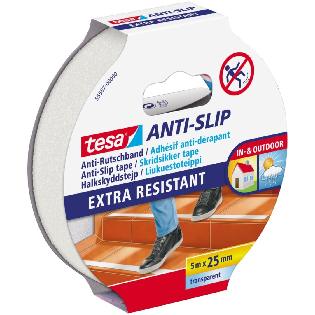 Halkskyddstejp TESA Transparent L: 5 m