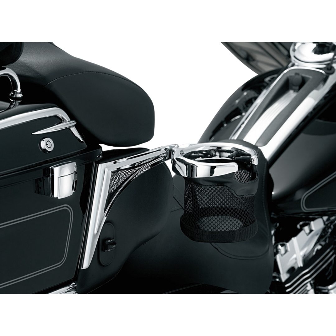 Hållare För Passagerardryck Svart/chrome KURYAKYN HOLDER DRINK BASKET RIGHT – bild 2