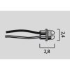 Halogenlampsockel FLOSSER SOCKET FOR H8/H9/H11 W/CABLES – miniatyr 2