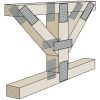 Hålplatta Hp FASTCC 40x120x1,5 mm – miniatyr 2