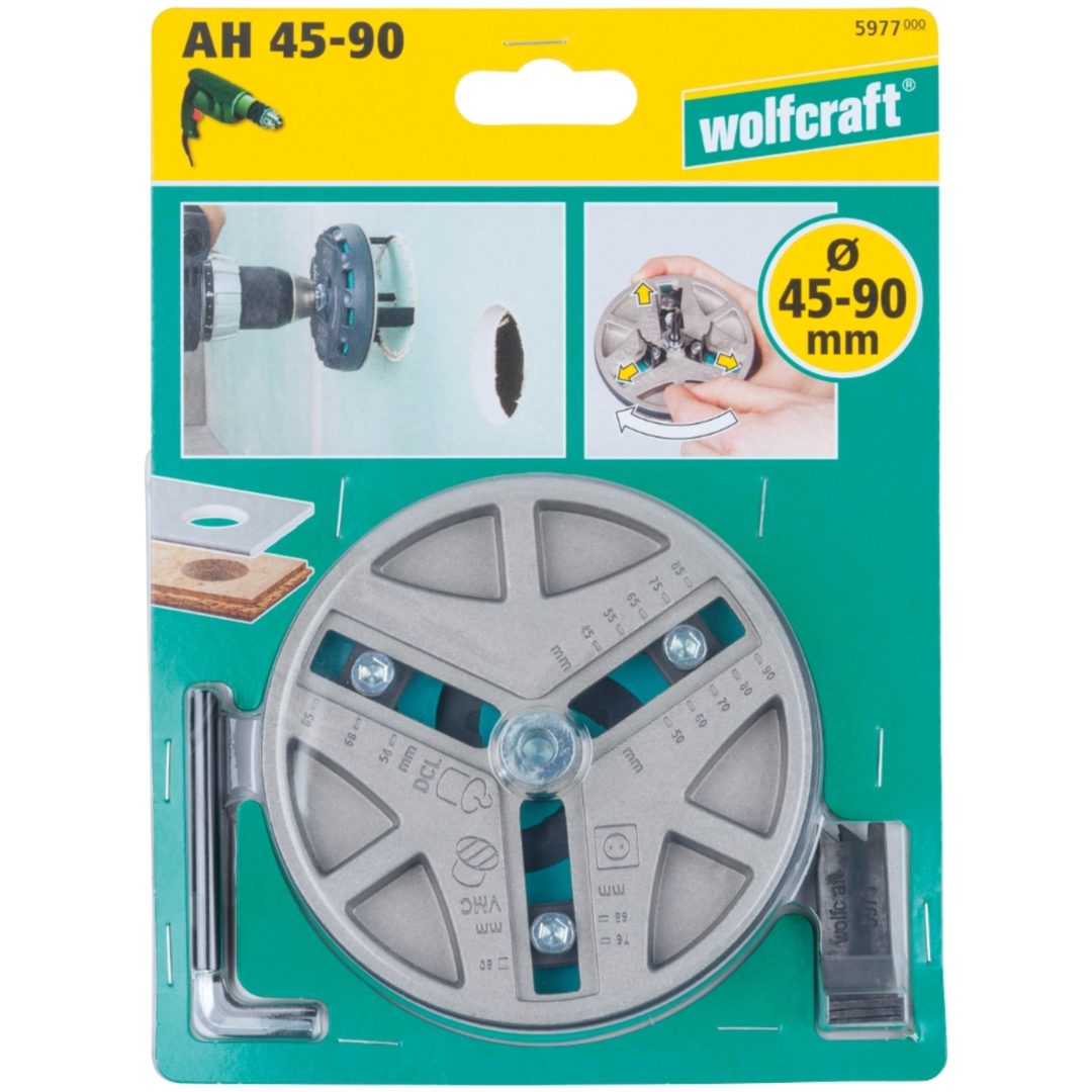 Hålsåg Ställbar Proffs 45-90mm WOLFCRAFT Beteckning: 5977000 – bild 2
