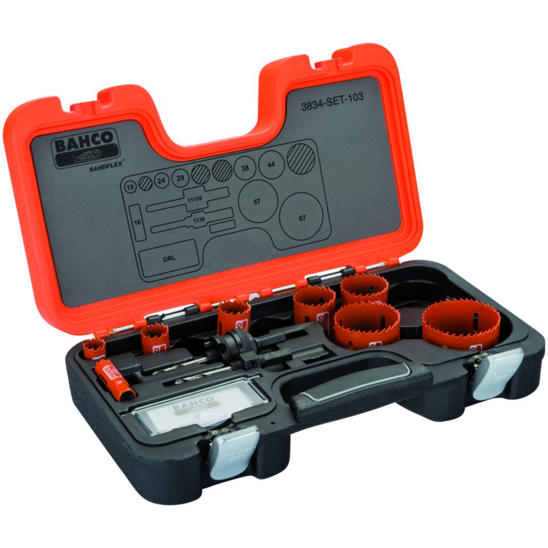 Hålsågssats Sandflex 11 delar 16-67mm BAHCO 11 delar: 16-67mm