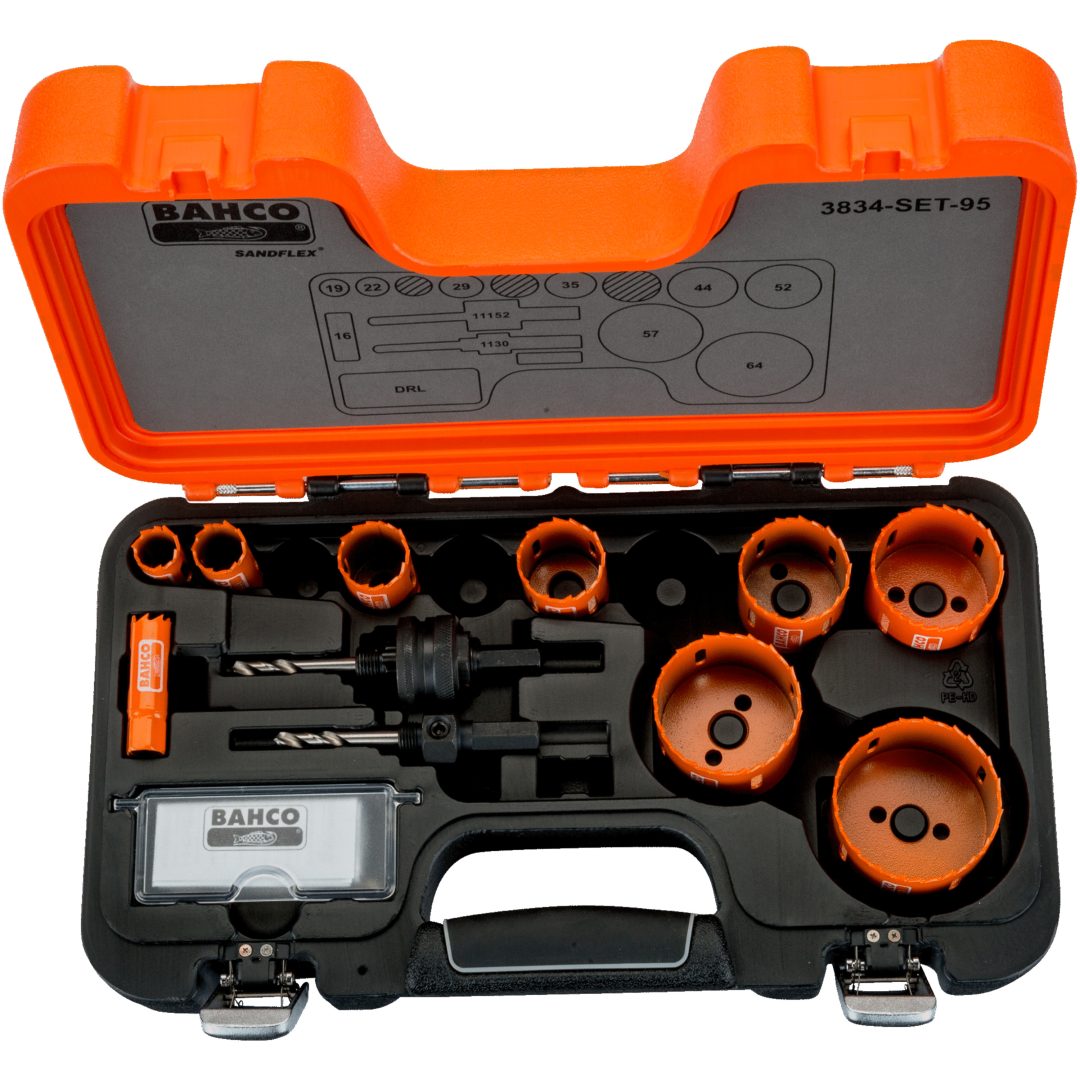 Hålsågssats Sandflex 12 delar 16-64mm BAHCO 12 delar: 16-64mm – bild 3
