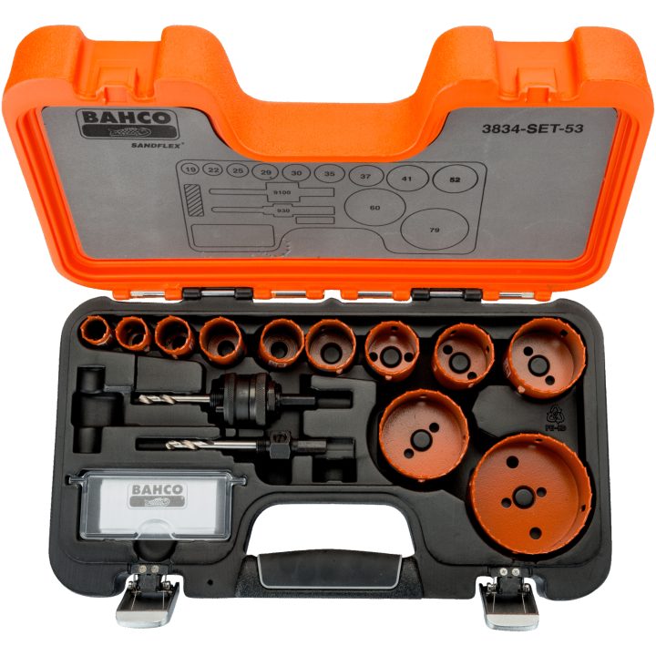 Hålsågssats Sandflex 13 delar 19-79mm BAHCO 13 delar: 19-79mm – bild 3