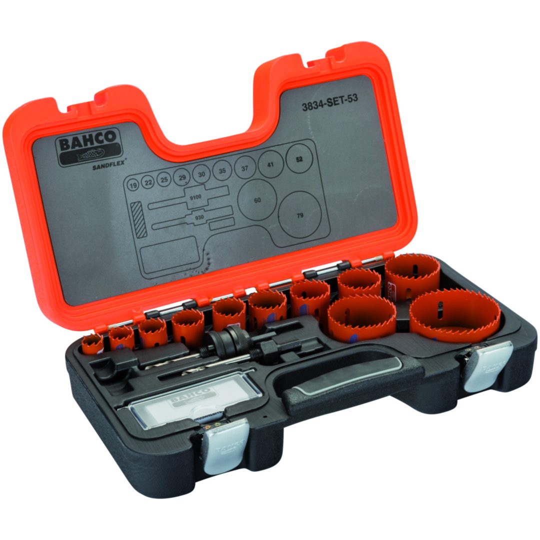 Hålsågssats Sandflex 13 delar 19-79mm BAHCO 13 delar: 19-79mm