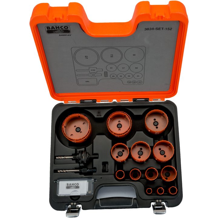 Hålsågssats Sandflex 15 delar 16-83mm BAHCO 15 delar: 16-83mm – bild 4