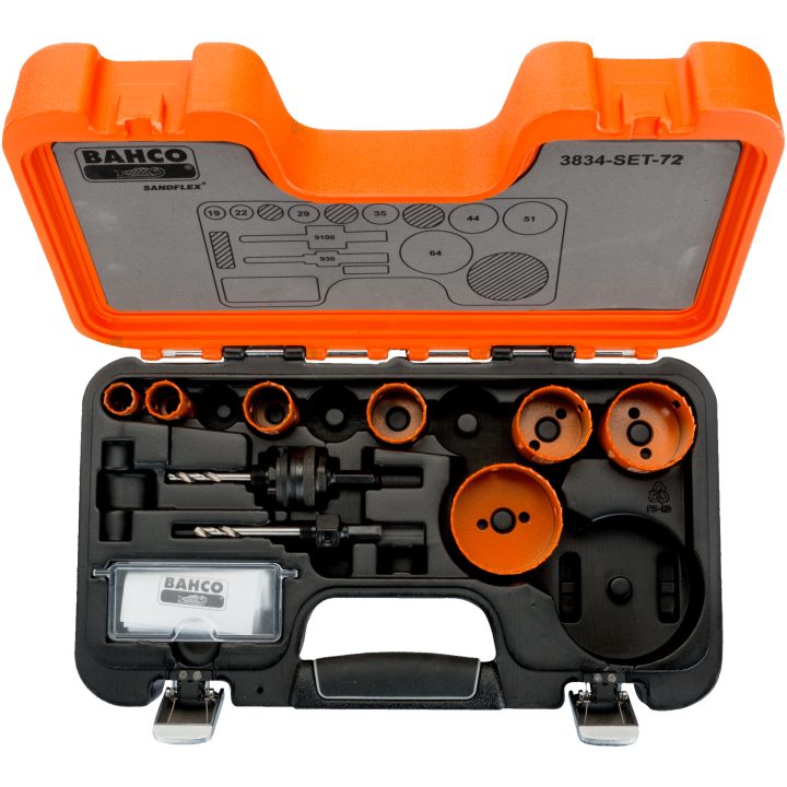 Hålsågssats Sandflex 9 delar 19-64mm BAHCO 9 delar: 19-64mm – bild 3