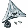 Hålskydd Nummerskylt Maltese Cross/Skull Krom KURYAKYN – miniatyr 1