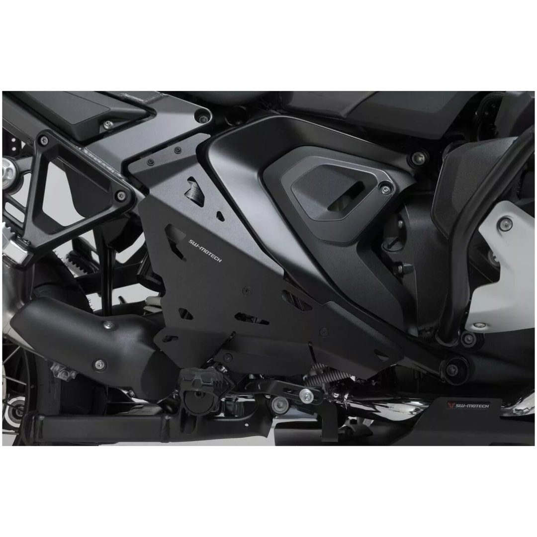 Hälskydd Svart Aluminium SW-MOTECH – bild 2