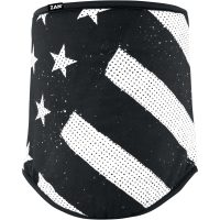Halsvärmare Sportflex Flag Svart Vit ZAN HEADGEAR