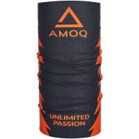Halsvärmare Svart orange AMOQ
