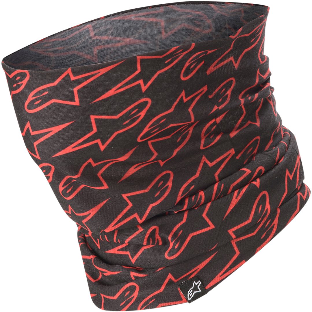Halsvärmare Svart Röd ALPINESTARS (CASUALS) En storlek