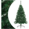 Halv plastgran med fot grön 120 cm PVC vidaXL 120 x 68 cm – miniatyr 1