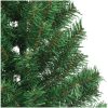 Halv plastgran med fot grön 240 cm PVC vidaXL 240 x 125 cm – miniatyr 6