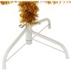 Halv plastgran med fot guld 180 cm PET vidaXL 180 x 115 cm – miniatyr 4