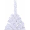 Halv plastgran med fot vit 180 cm PVC vidaXL 180 x 115 cm – miniatyr 5
