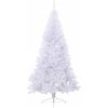 Halv plastgran med fot vit 210 cm PVC vidaXL 210 x 120 cm – miniatyr 2