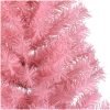 Halv plastgran med stativ rosa 120 cm PVC vidaXL 120 x 68 cm – miniatyr 6