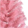 Halv plastgran med stativ rosa 150 cm PVC vidaXL 150 x 95 cm – miniatyr 6