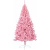 Halv plastgran med stativ rosa 180 cm PVC vidaXL 180 x 115 cm – miniatyr 3