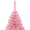Halv plastgran med stativ rosa 210 cm PVC vidaXL 210 x 120 cm – miniatyr 5