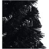 Halv plastgran med stativ svart 120 cm PVC vidaXL 120 x 68 cm – miniatyr 6