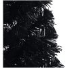Halv plastgran med stativ svart 150 cm PVC vidaXL 150 x 95 cm – miniatyr 6
