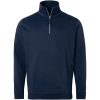 Halv-zip Sweat Marinblå Top Swede XS – miniatyr 1