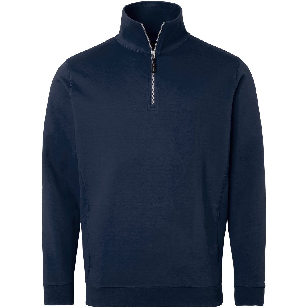 Halv-zip Sweat Marinblå Top Swede XS