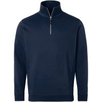 Halv-zip Sweat Marinblå Top Swede