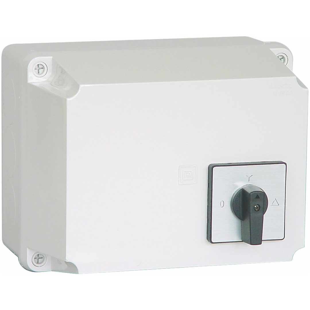 Halvautomatiska Y/D-kopplare, IP44, 5,5kW, 230V MALMBERGS