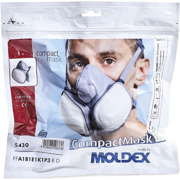 Halvmask Compact 5430 MOLDEX HALVMASK 543001 FFABEKP3 R D – bild 2