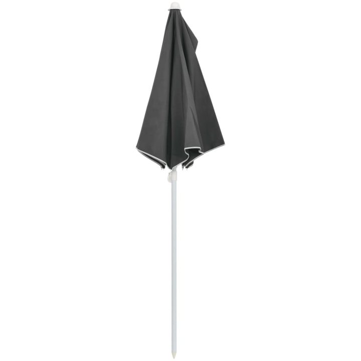 Halvrunt parasoll med stång 180x90 cm antracit vidaXL – bild 6