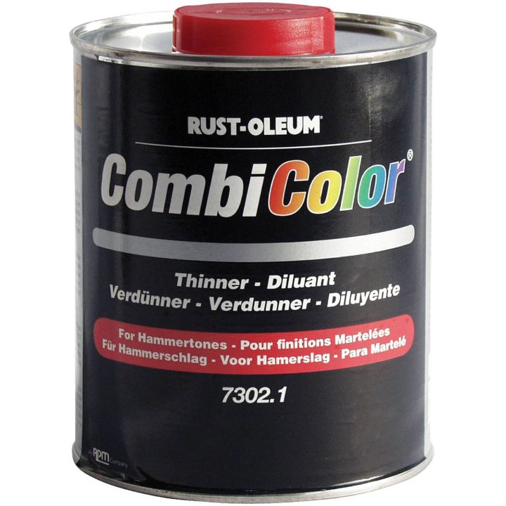 Hammarlack Rust-Oleum CombiColor 2=1 Hammertone HAMMARLACK 7327 MÖRKBLÅ 0,25L – bild 2