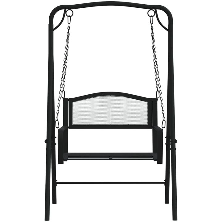 Hammock 124 cm svart stål vidaXL – bild 3