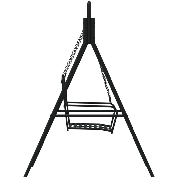 Hammock 124 cm svart stål vidaXL – bild 4