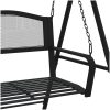 Hammock 124 cm svart stål vidaXL – miniatyr 6