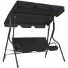 Hammock antracit vidaXL 170 x 110 x 153 cm – miniatyr 1