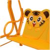Hammock för barn gul 115x75x110 cm tyg vidaXL – miniatyr 5