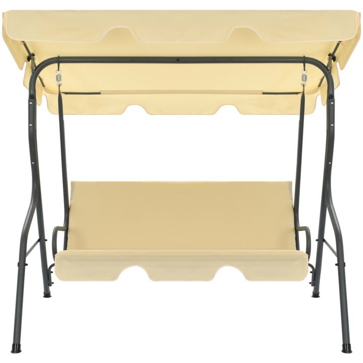 Hammock gräddvit vidaXL 170 x 110 x 153 cm – bild 2