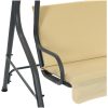 Hammock gräddvit vidaXL 170 x 110 x 153 cm – miniatyr 4