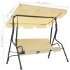 Hammock gräddvit vidaXL 170 x 110 x 153 cm – miniatyr 6