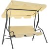 Hammock gräddvit vidaXL 170 x 110 x 153 cm – miniatyr 1