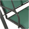 Hammock grön 170 cm textilen & stål vidaXL – miniatyr 6