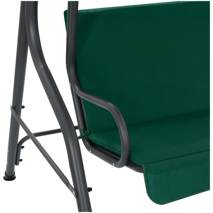 Hammock grön 170x110x153 cm tyg vidaXL – bild 5
