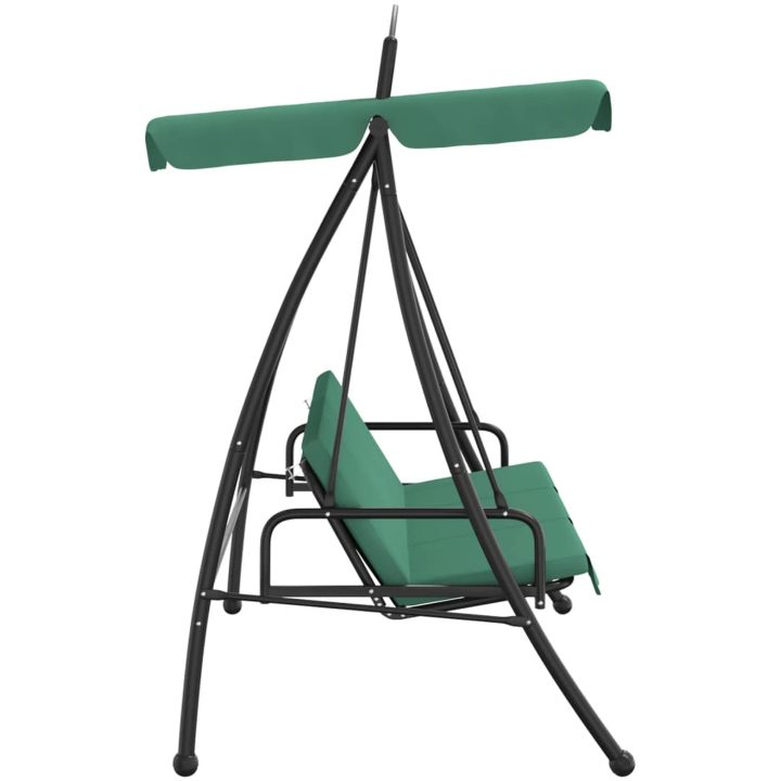 Hammock grön 198 cm tyg och stål vidaXL – bild 4