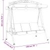 Hammock grön 198 cm tyg och stål vidaXL – miniatyr 9