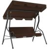 Hammock kaffebrun vidaXL 170 x 110 x 153 cm – miniatyr 2