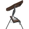 Hammock kaffebrun vidaXL 170 x 110 x 153 cm – miniatyr 4