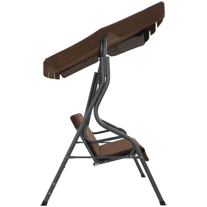 Hammock kaffebrun vidaXL 170 x 110 x 153 cm – bild 4